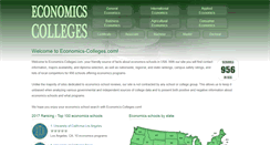 Desktop Screenshot of economics-colleges.com